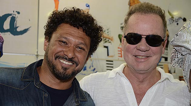 Luiz Ferando Guimarães e Adriano Medeiros