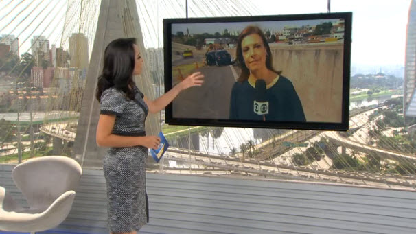 SPTV acidente ao vivo