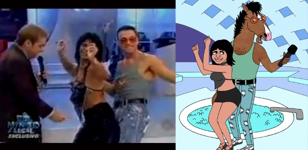 Gretchen com Van Damme