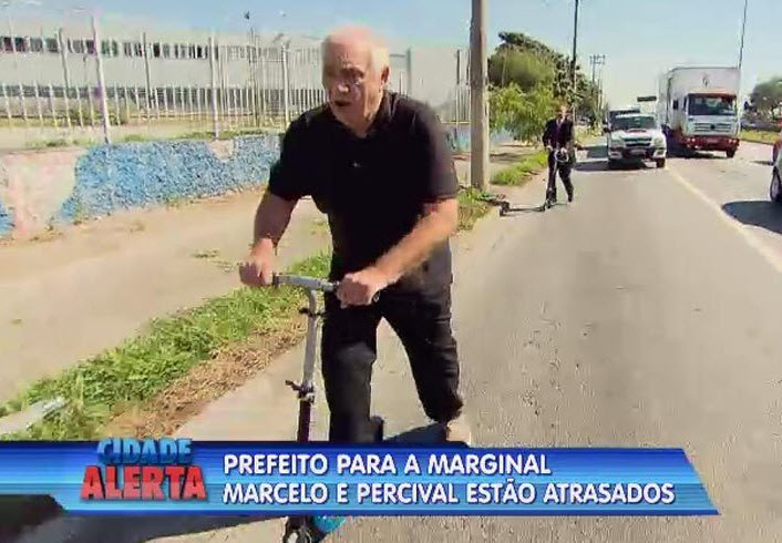 Marcelo Rezende e Percival de Souza