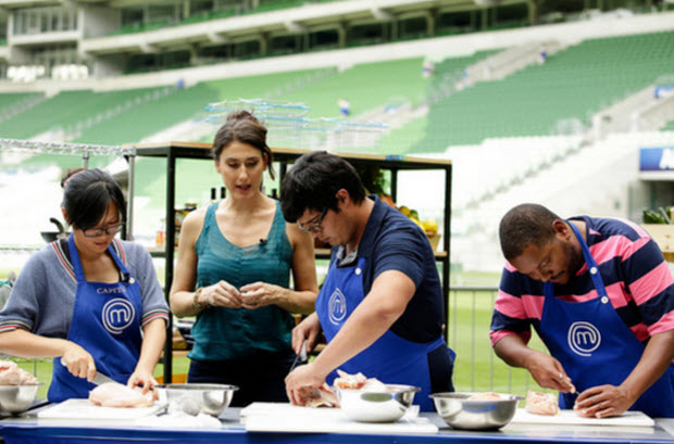Lucas estágio Paola MasterChef