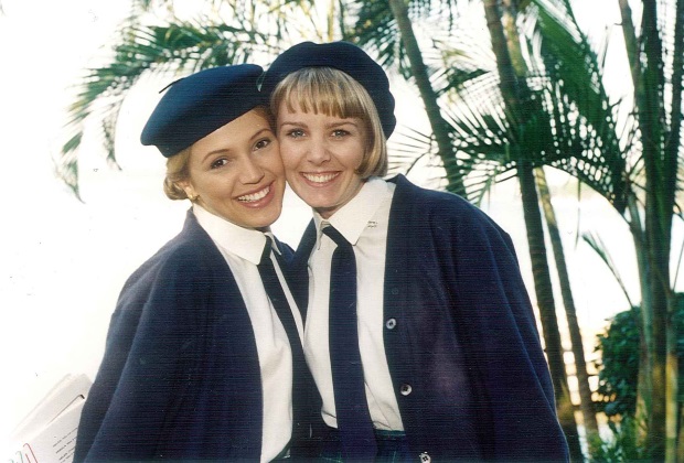 Pérola (Patrícia de Sabrit) e Eva (Vanusa Splinder) em Pérola Negra