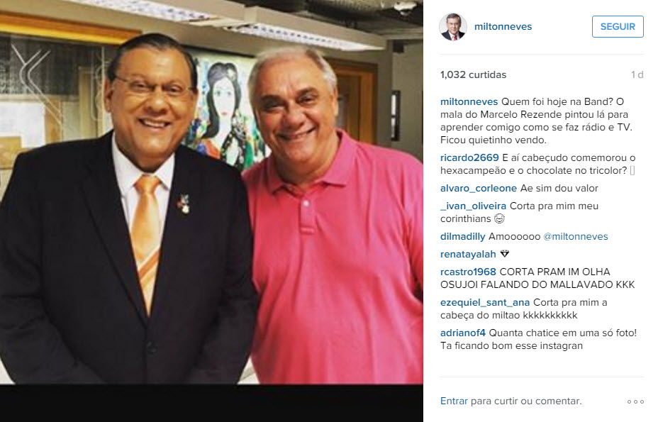 Marcelo Rezende Milton Neves Band
