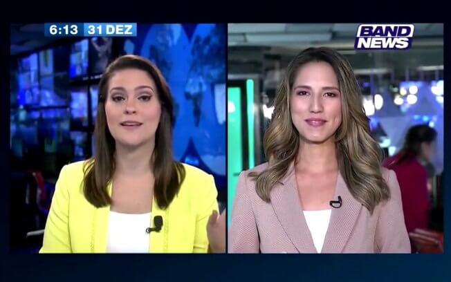 Apresentadora da BandNews paga mico após errar conta sobre prêmio da Mega Sena
