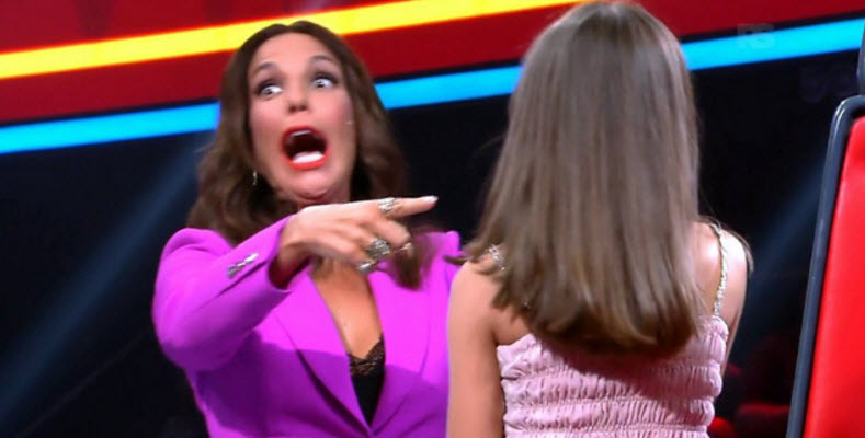 Menina confunde Ivete com Claudia Leitte The Voice Kids