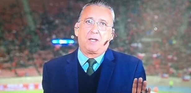 Galvão Bueno respondeu o narrador britânico