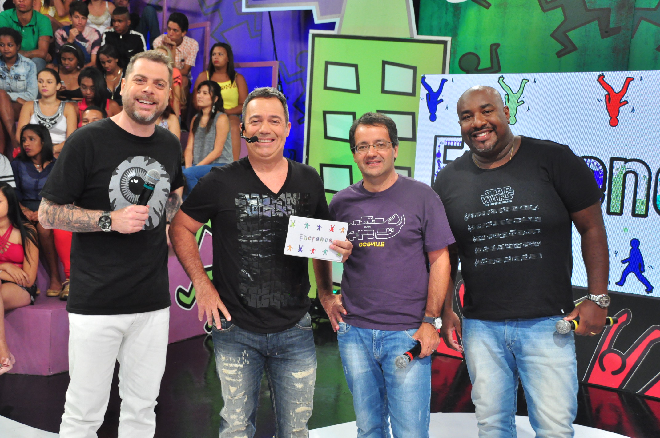 Programa ''Encrenca'' comemora boa audiência e vitórias contra o ''Pânico''