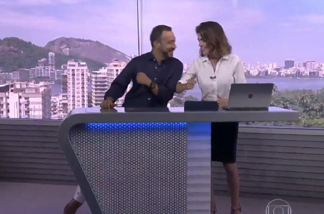 Jornalistas RJTV imitam Ta No Ar