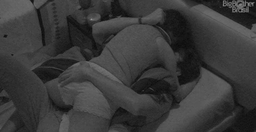 Renan e Munik pegação BBB 16