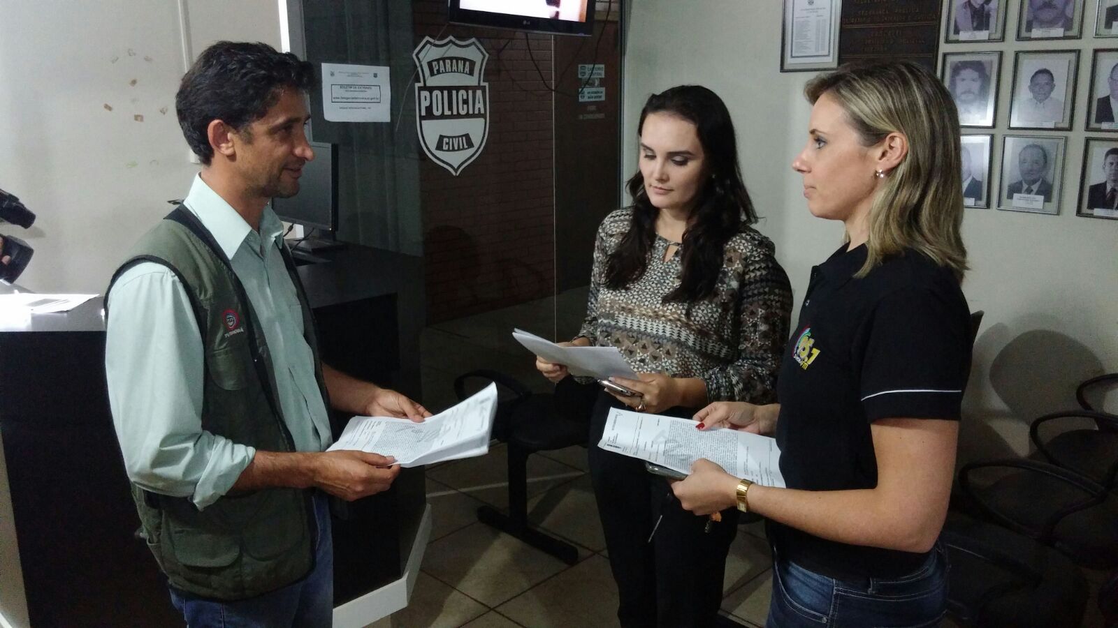 Davi Ferreira e Patricia Sonsin TV Tarobá MST