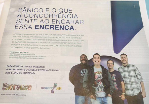 RedeTV! provoca humorístico da Band Pânico é o que a concorrência sente