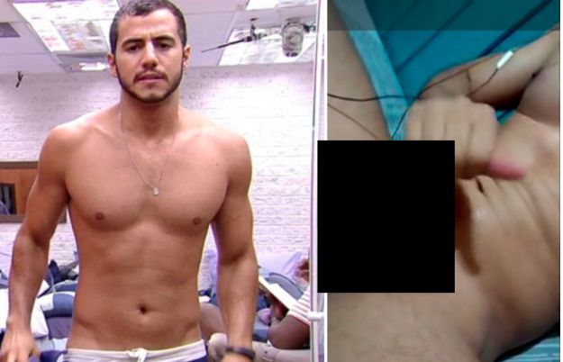 Matheus BBB 16 masturbando