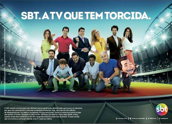 SBT A TV que tem torcida