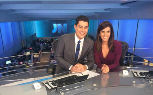 manolisa perrone e evaristo costa jornal nacional