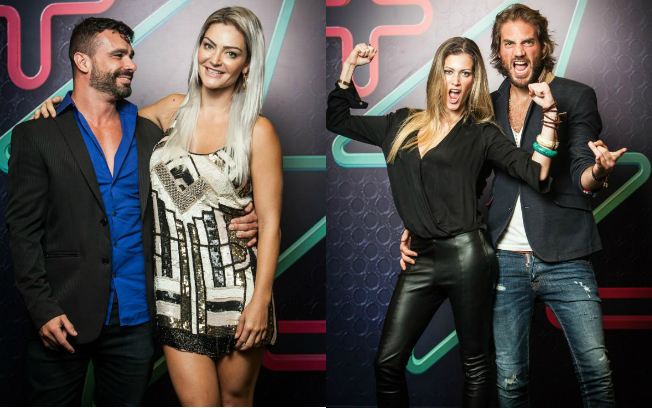 Laura Keller e Jorge Souza, Mario Velloso e Pietra Bertolazzi Power Couple Brasil