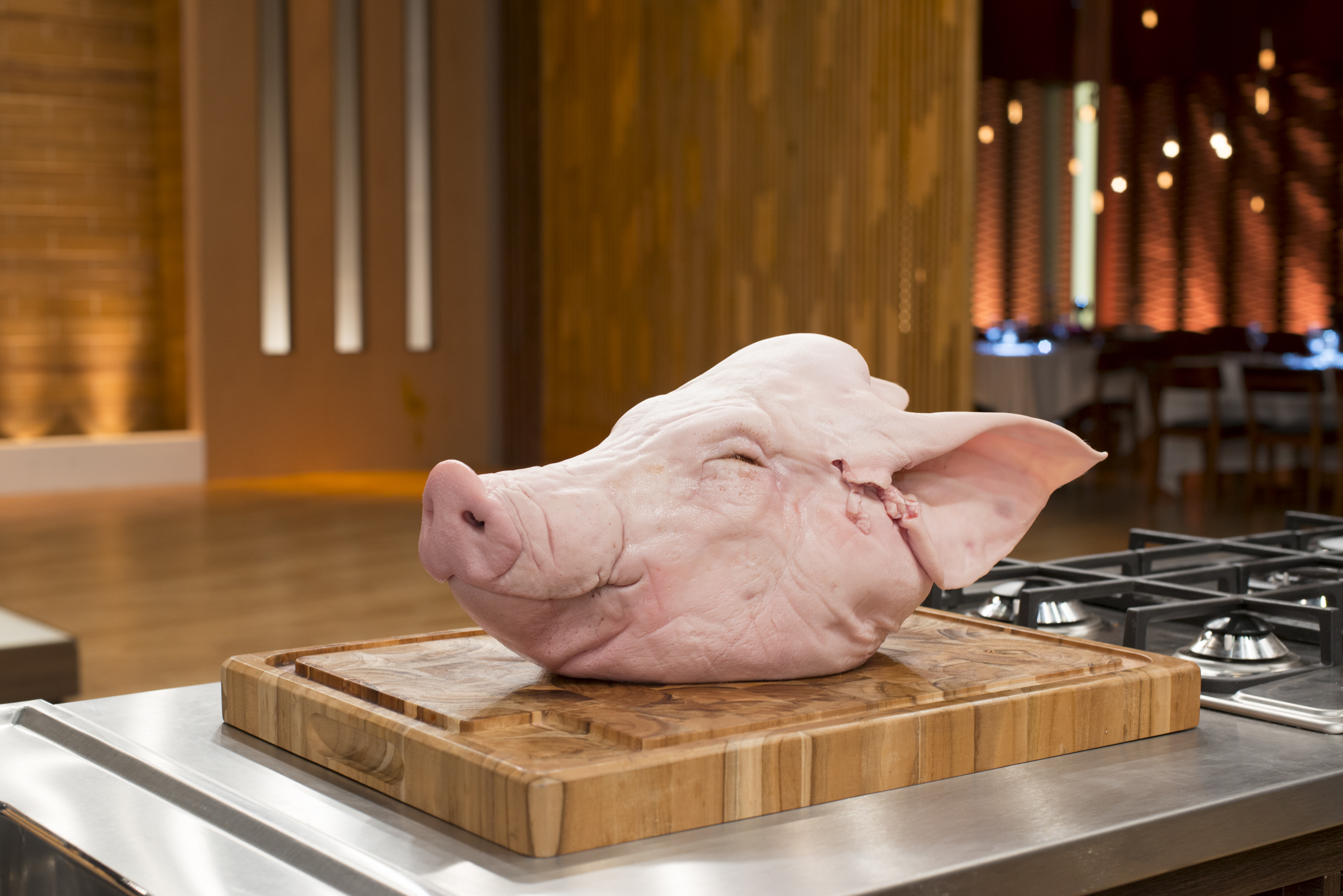 Cabeça de porco no MasterChef Brasil