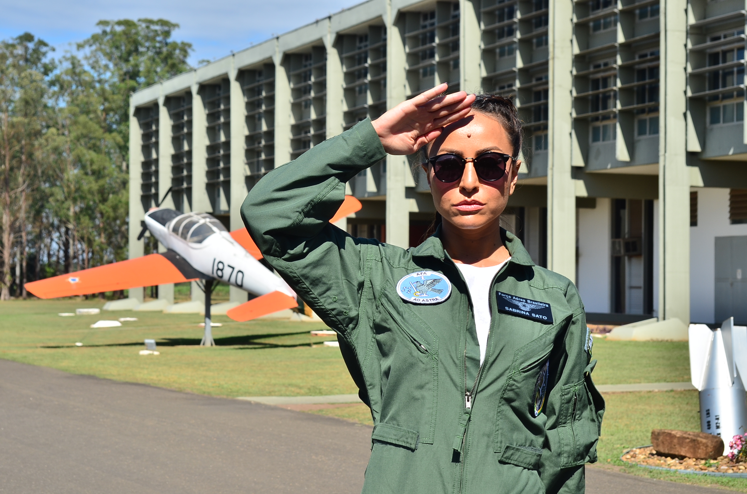 Sabrina Sato madrinha da aeronáutica