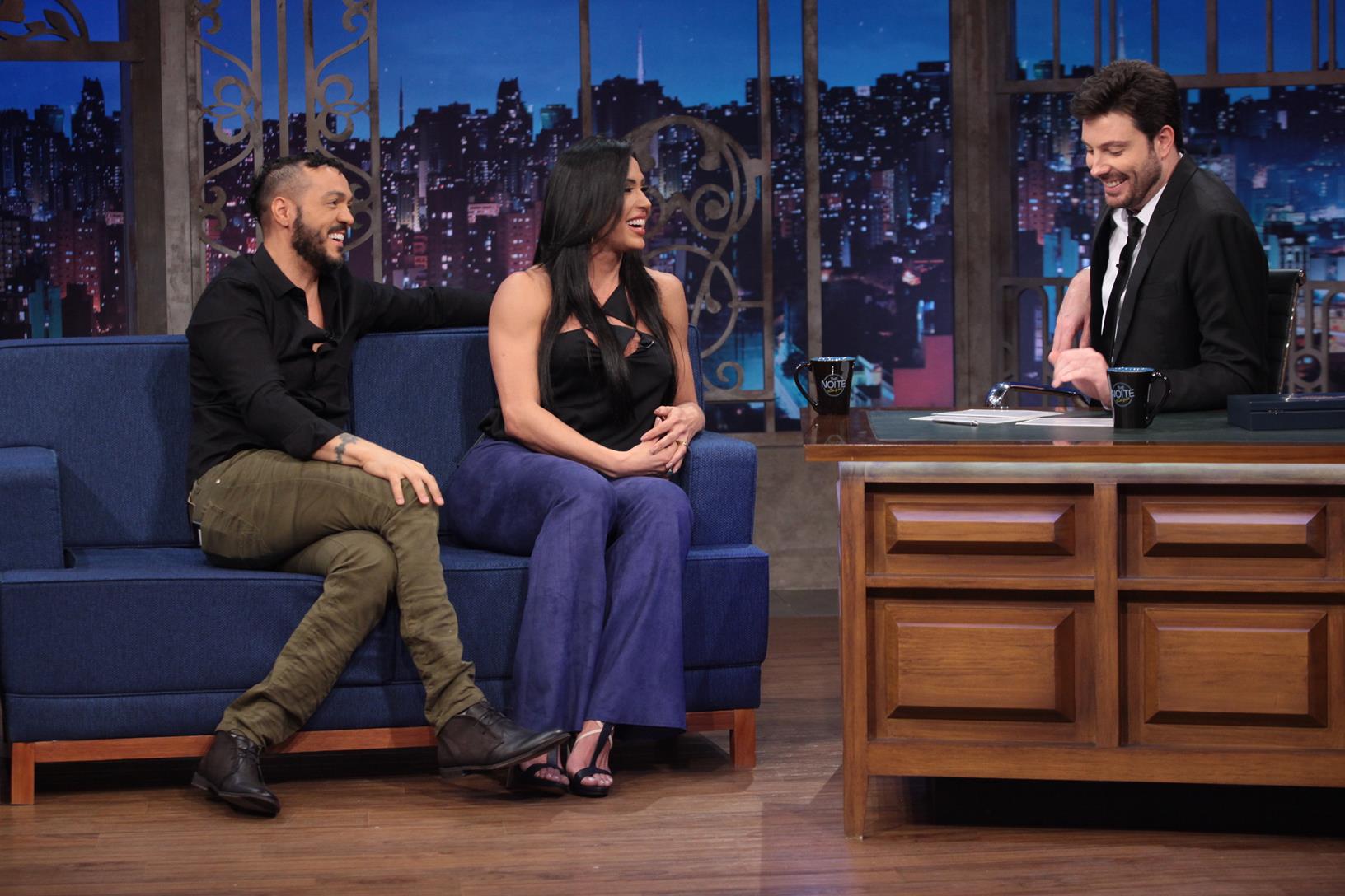 Belo e Gracyanne no The Noite
