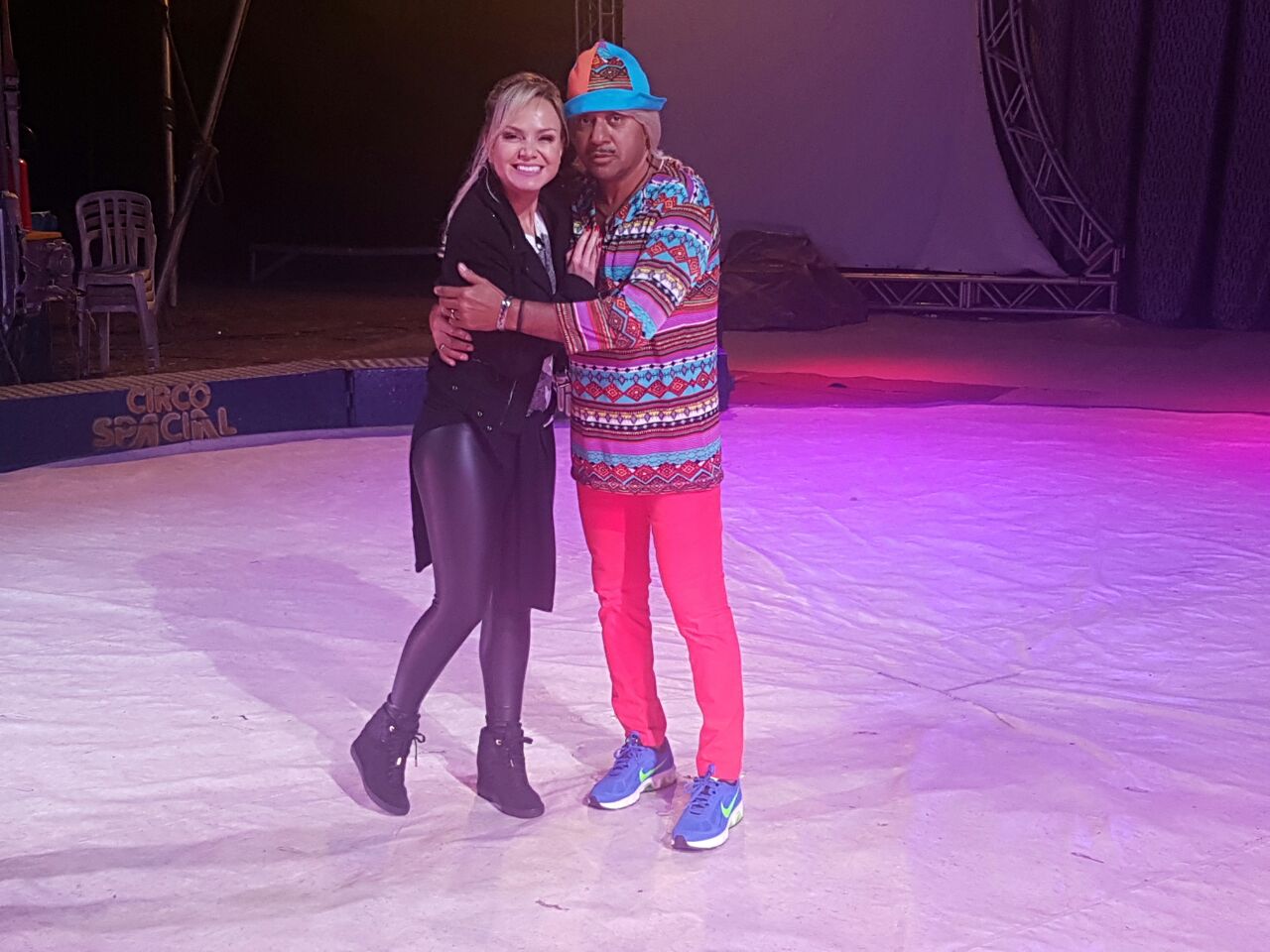 Eliana e Tiririca no Circo Spacial
