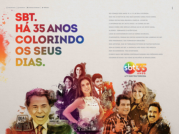 SBT celebra 35 anos