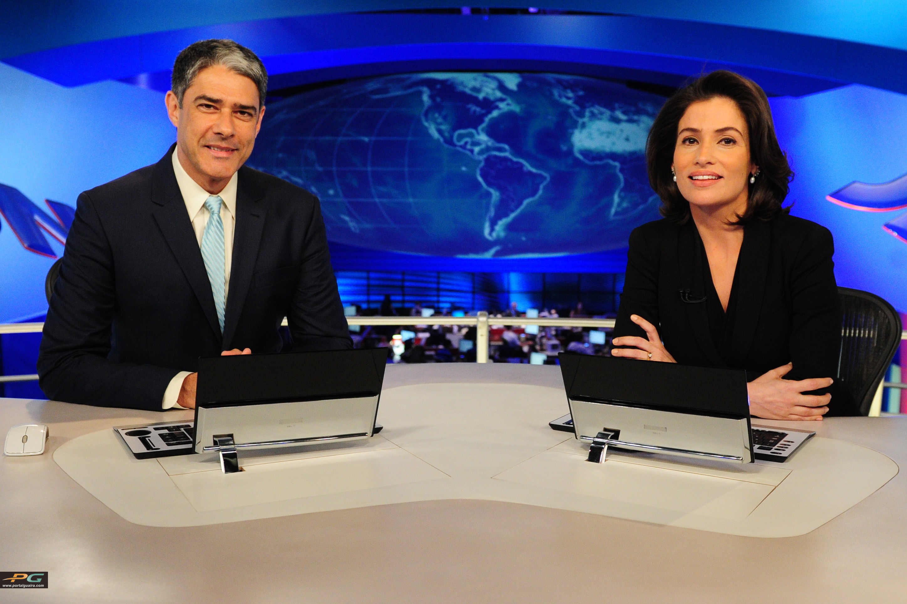 William Bonner e Renata Vasconcelos