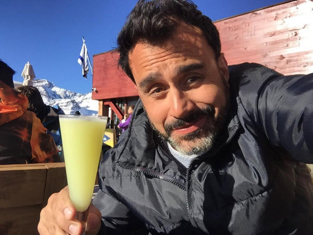Fábio Ramalho em viagem ao Valle Nevado no Chile