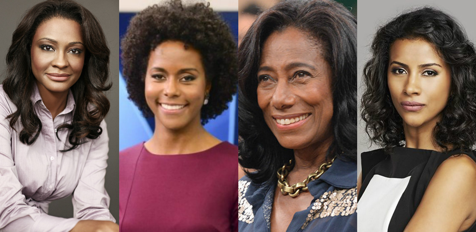 Destaques do jornalismo, apresentadoras negras da Globo, Band e SBT viram referência para milhares de mulheres
