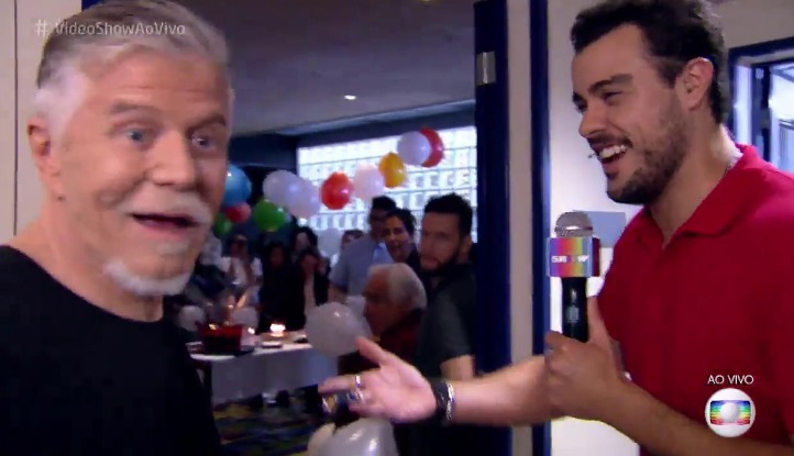 Miguel Falabella ganha festa no Vídeo Show e dispara Coisa de pobre
