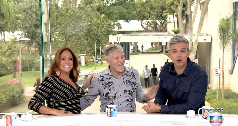 Susana Vieira leva dois foras de Miguel Falabella no Vídeo Show