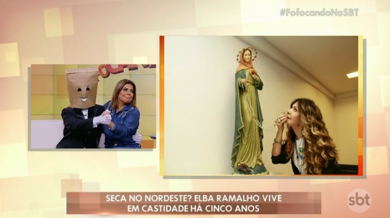 Fofocando polemiza e chama castidade de Elba Ramalho de