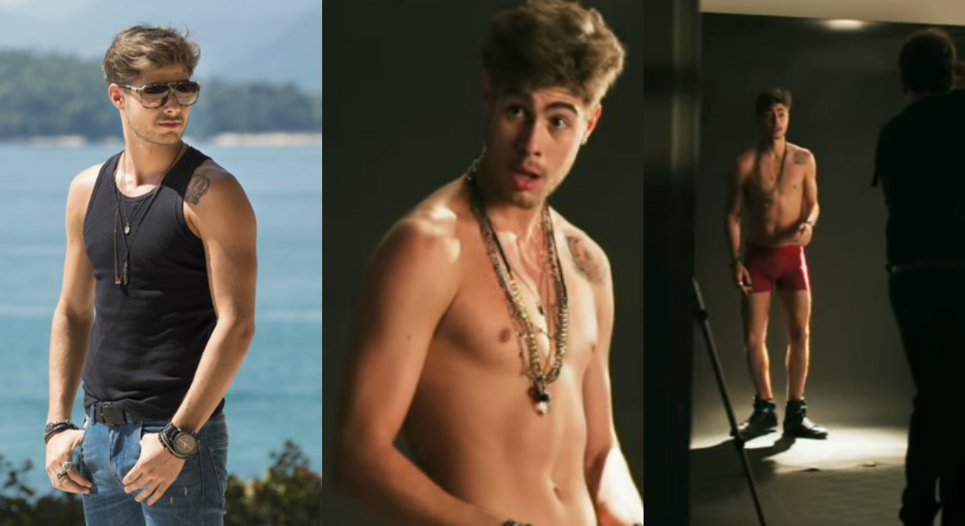 Rafael Vitti aparece só de cueca em clipe realizado para Rock Story; assista
