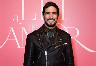 Renato Goés em festa de lançamento de A Lei do Amor (Foto: Marcus Rosa/Globo)