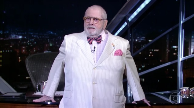 Jô Soares em seu último Programa do Jô