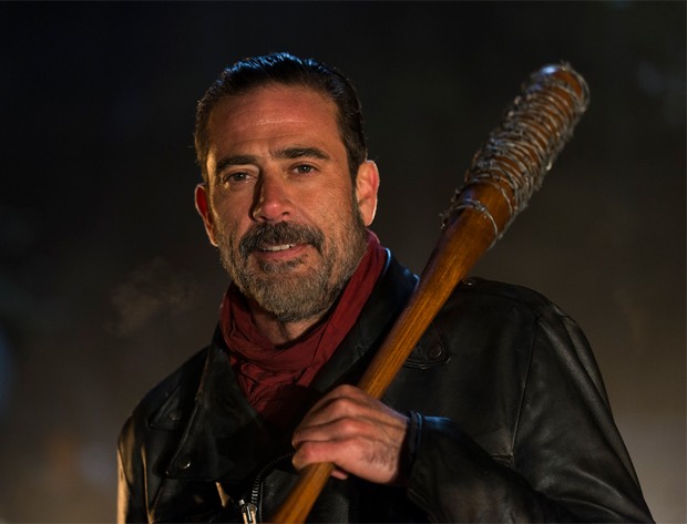 Jeffrey Dean Morgan dá vida ao personagem Negam em The Walking Dead (Divulgação/AMC)