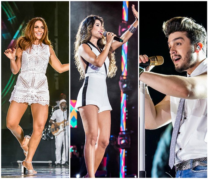 Show da Virada terá Ivete Sangalo, Paula Fernandes e Luan Santana (Gshow)