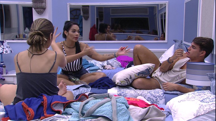Mayara afirma que casa já está dividida. (Foto: Divulgação/Gshow)