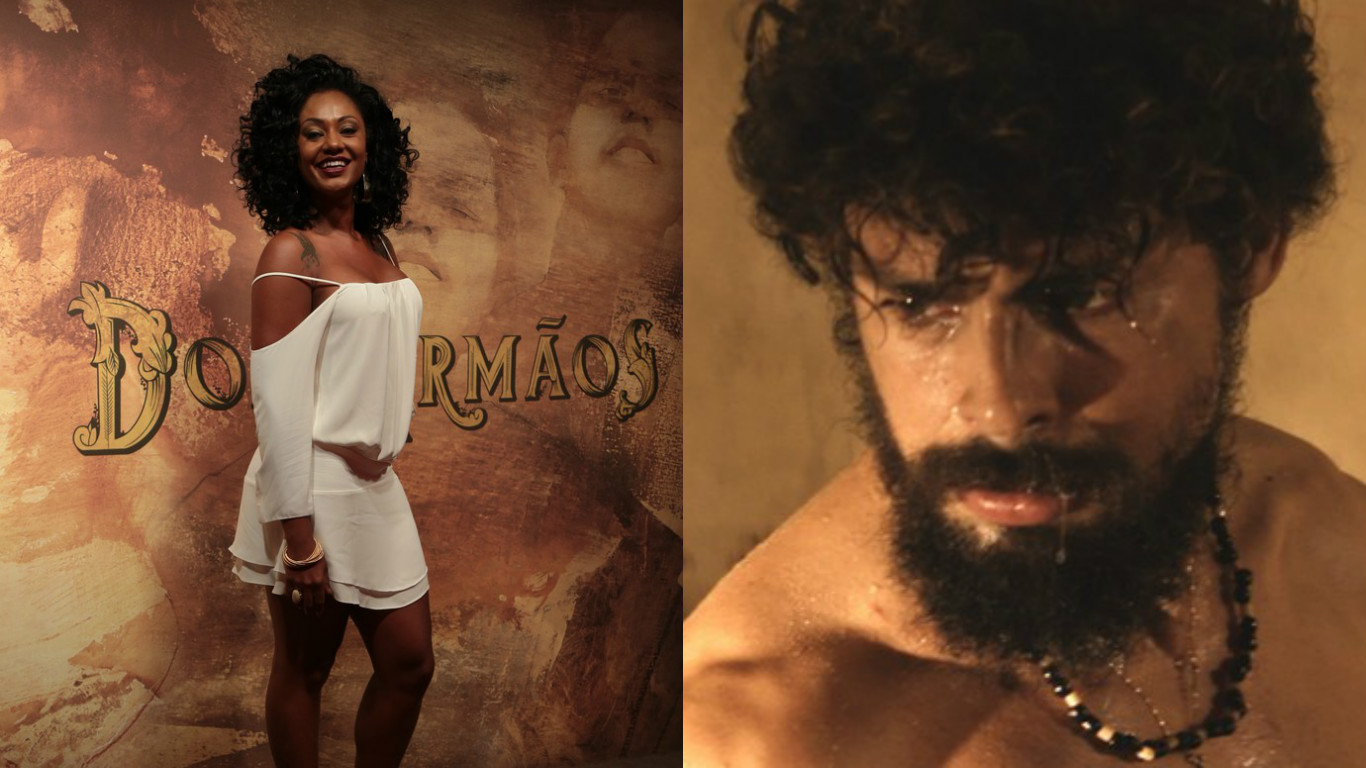 Camila Silva revela que Cauã Reymond usou tapa-sexo em cenas quentes de Dois Irmãos