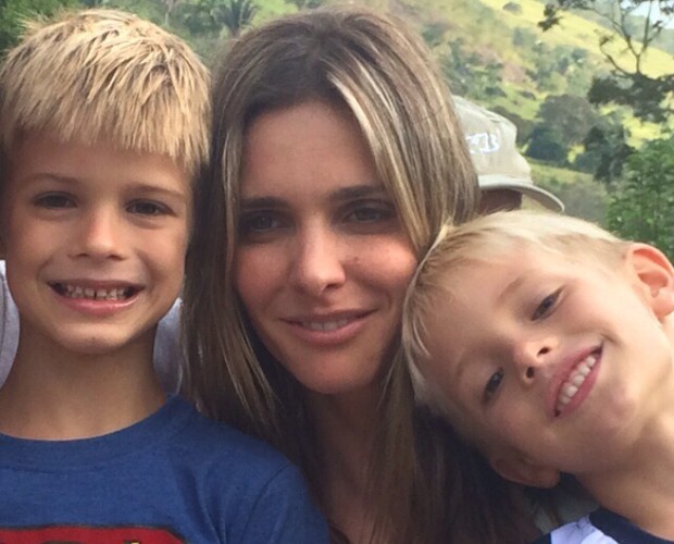 Fernanda Lima e filhos