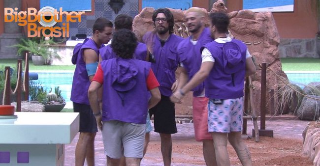 Grupo Roxo vence prova da comida. (Foto: Divulgação/TV Globo)