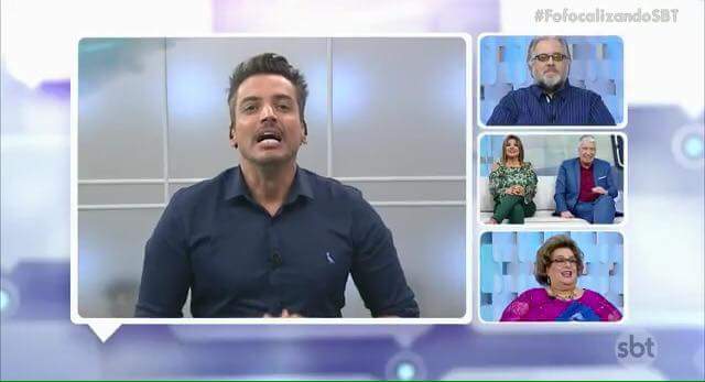 Leo Dias e apresentadores do Fofocalizando (Reprodução/Instagram)