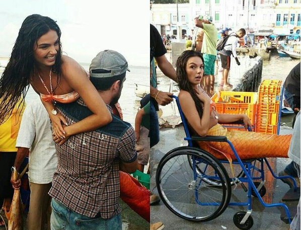 Isis Valverde e Marco Pigossi gravaram cenas para A Força do Querer (Reprodução)