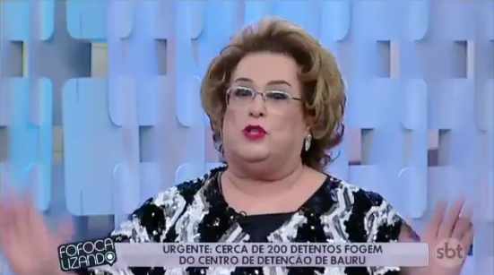 Mamma Bruschetta gritou ao vivo no Fofocalizando (Reprodução/Instagram)