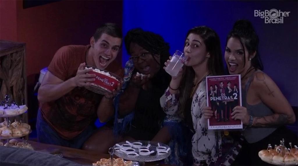 Brothers participam do primeiro cinema do BBB 17