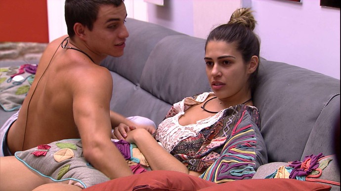 Brothers conversam sobre paredão. (Foto: Divulgação)