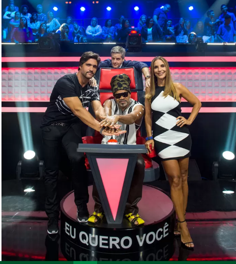 Jurados começam a gravar a nova fase do The Voice Kids (Divulgação)