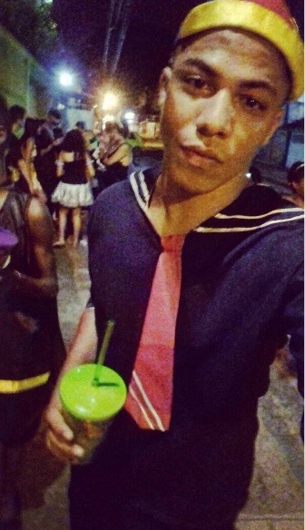 Matheus Dias fantasiado (Arquivo Pessoal)