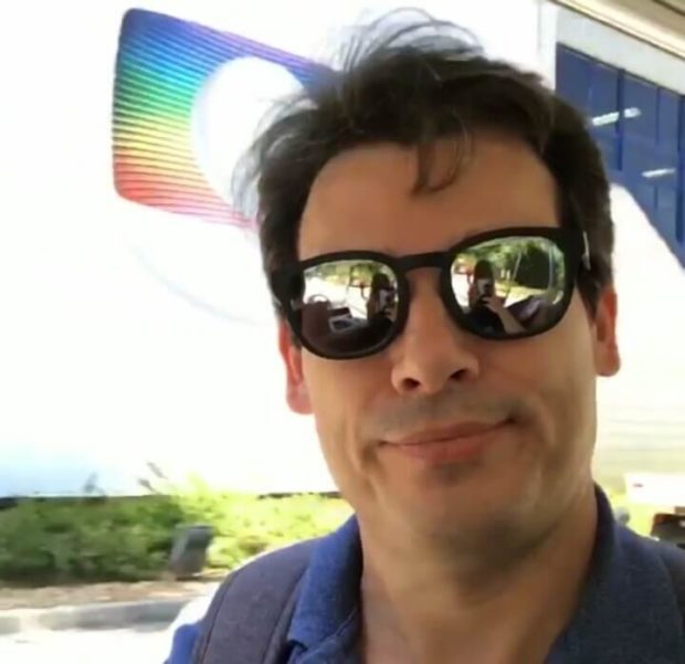Celso Portiolli participa de gravação do programa de Tatá Werneck