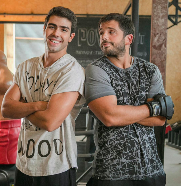 Juliano Laham e Duda Nagle