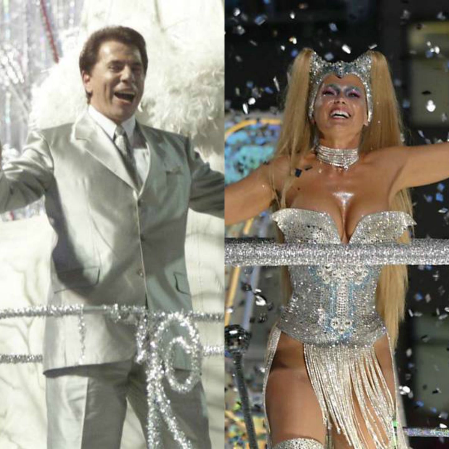 Silvio Santos e Xuxa