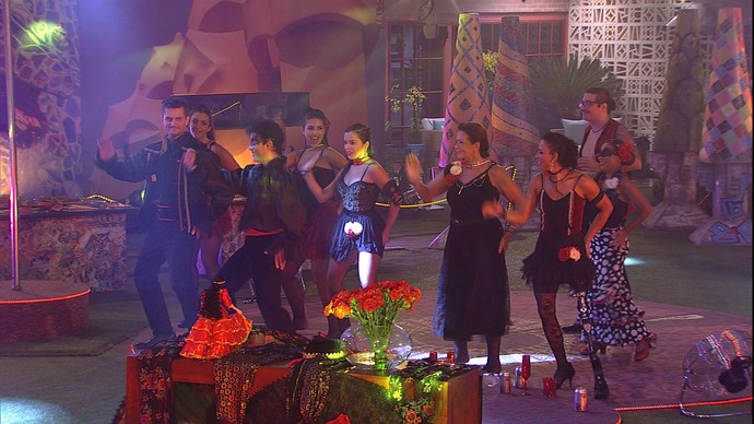 Dançarinos invadiram a festa do BBB 17
